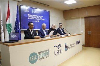 مبادرة طلابية جديدة: بنك بيروت وجامعة الروح القدس الكسليك يتعاونان مع فيزا وISIC