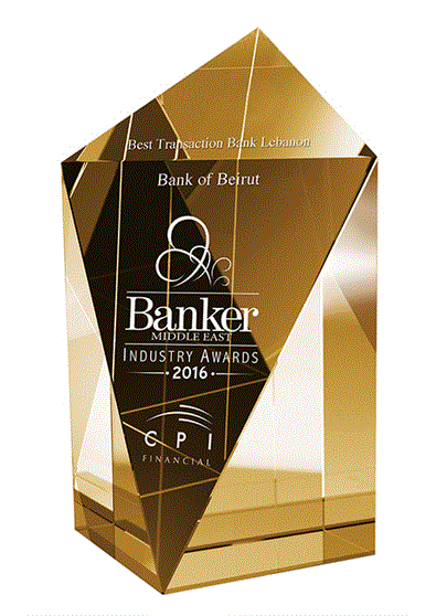 Best transaction Bank –  2016